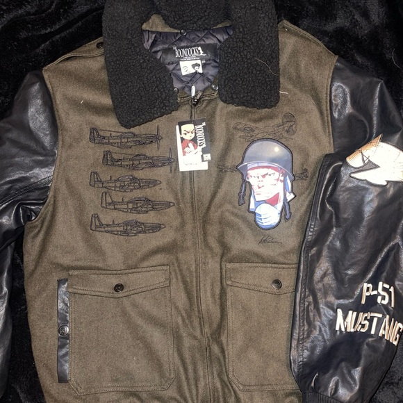 NWT Boondocks wool bomber jacket - Picture 2 of 4
